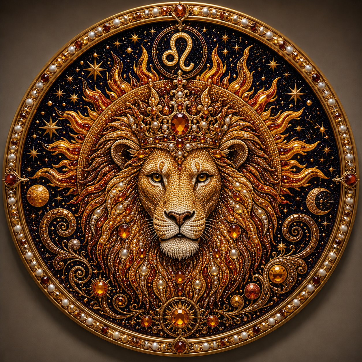 🔥Last Day 50% OFF - 12 Zodiac Signs Pearl Art Kit ♈🌙