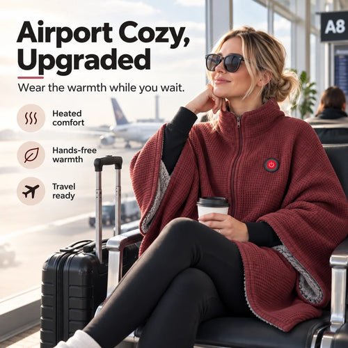 🧣Wearable Heated Blanket – Cozy Hands-Free Warmth☀️(📦Free Shopping)