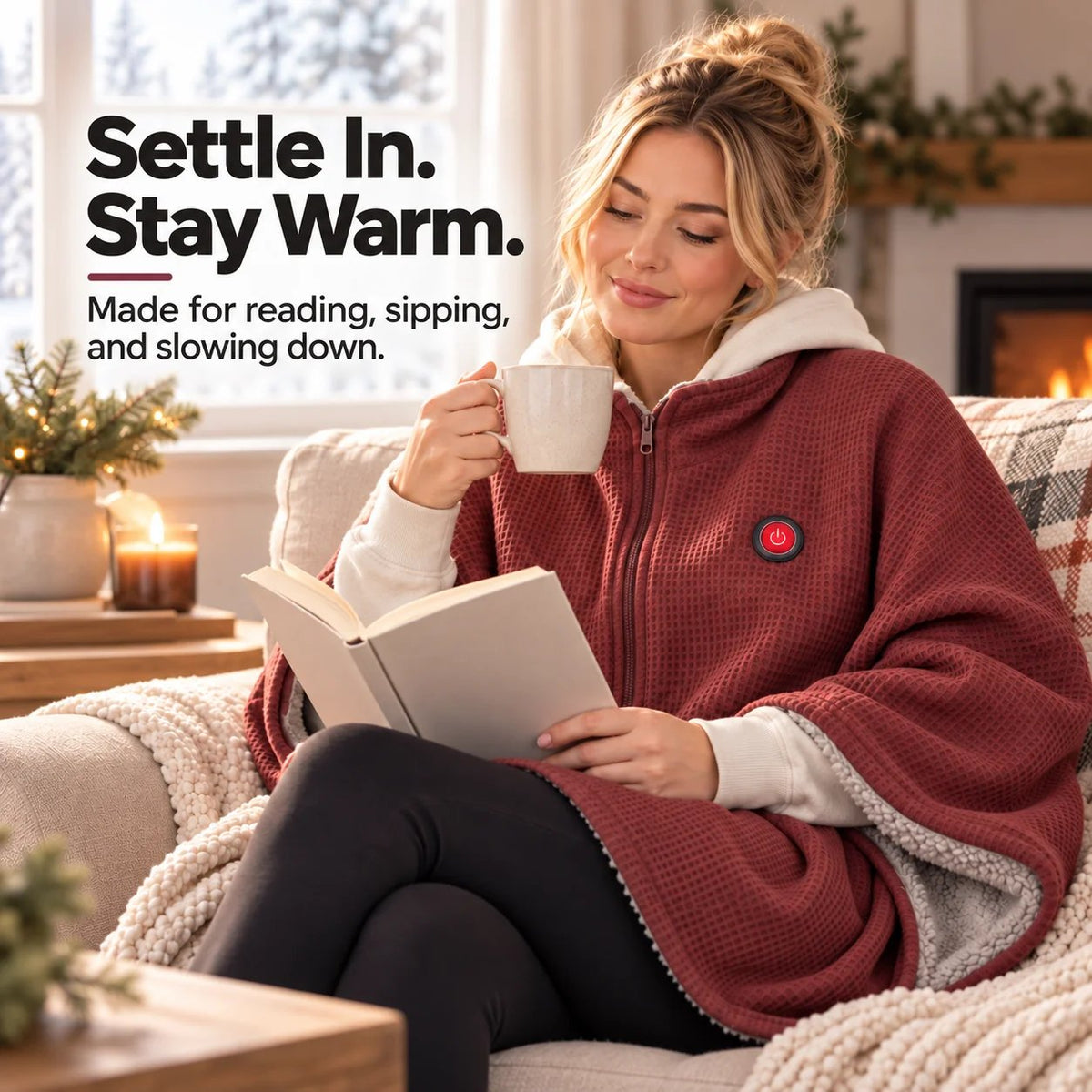 🧣Wearable Heated Blanket – Cozy Hands-Free Warmth☀️(📦Free Shopping)
