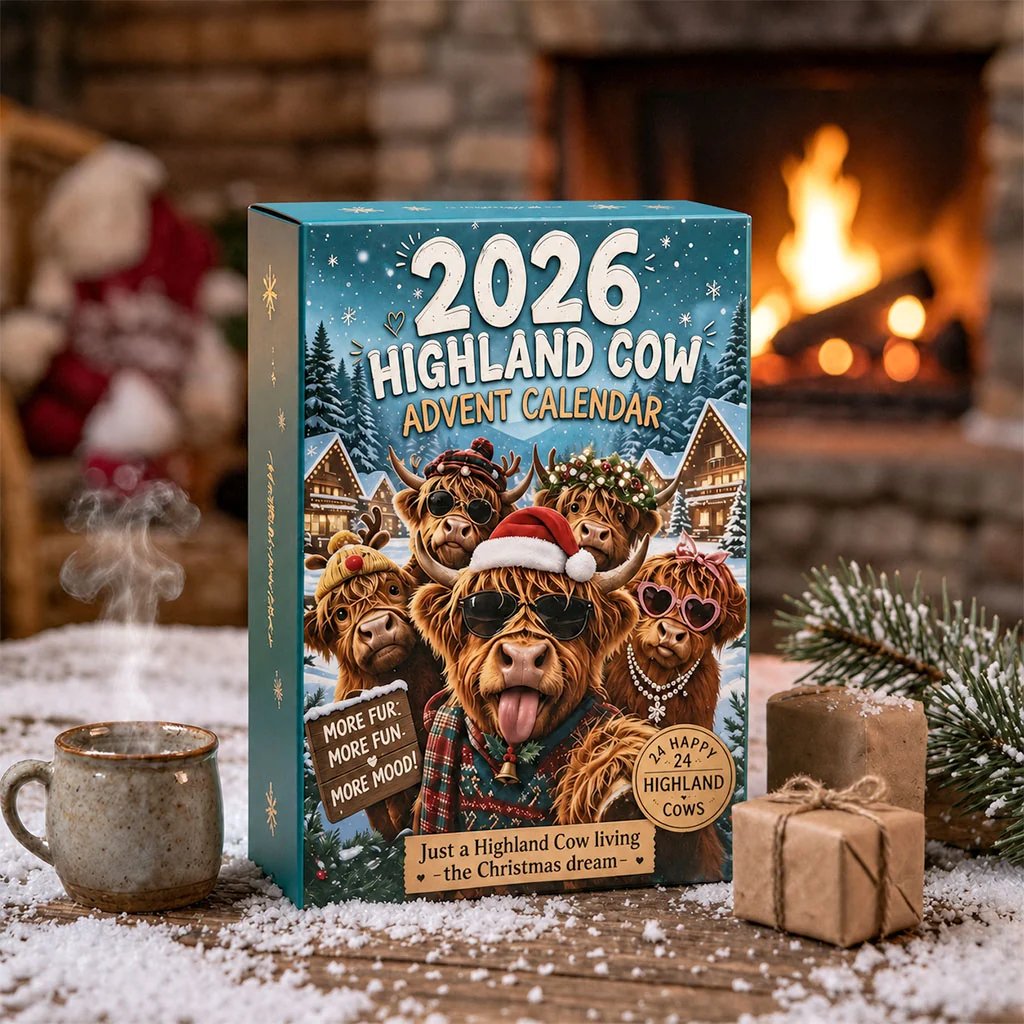 🔥Last Day 50% OFF - 🐮🎁2026 Highland Cow Advent Calendar | Every Day Brings New Surprises(📦Buy 2 Free Shipping)