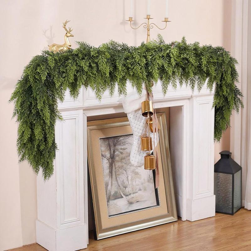 🎅HOT SALE 49% OFF⛄Artificial Cedar Garland🎄(6 FT)