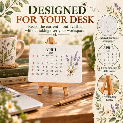 ✨🏆Early Holiday Sale 50% OFF🌱Eco-Friendly Plantable “Timeless” Seed Calendar 2027