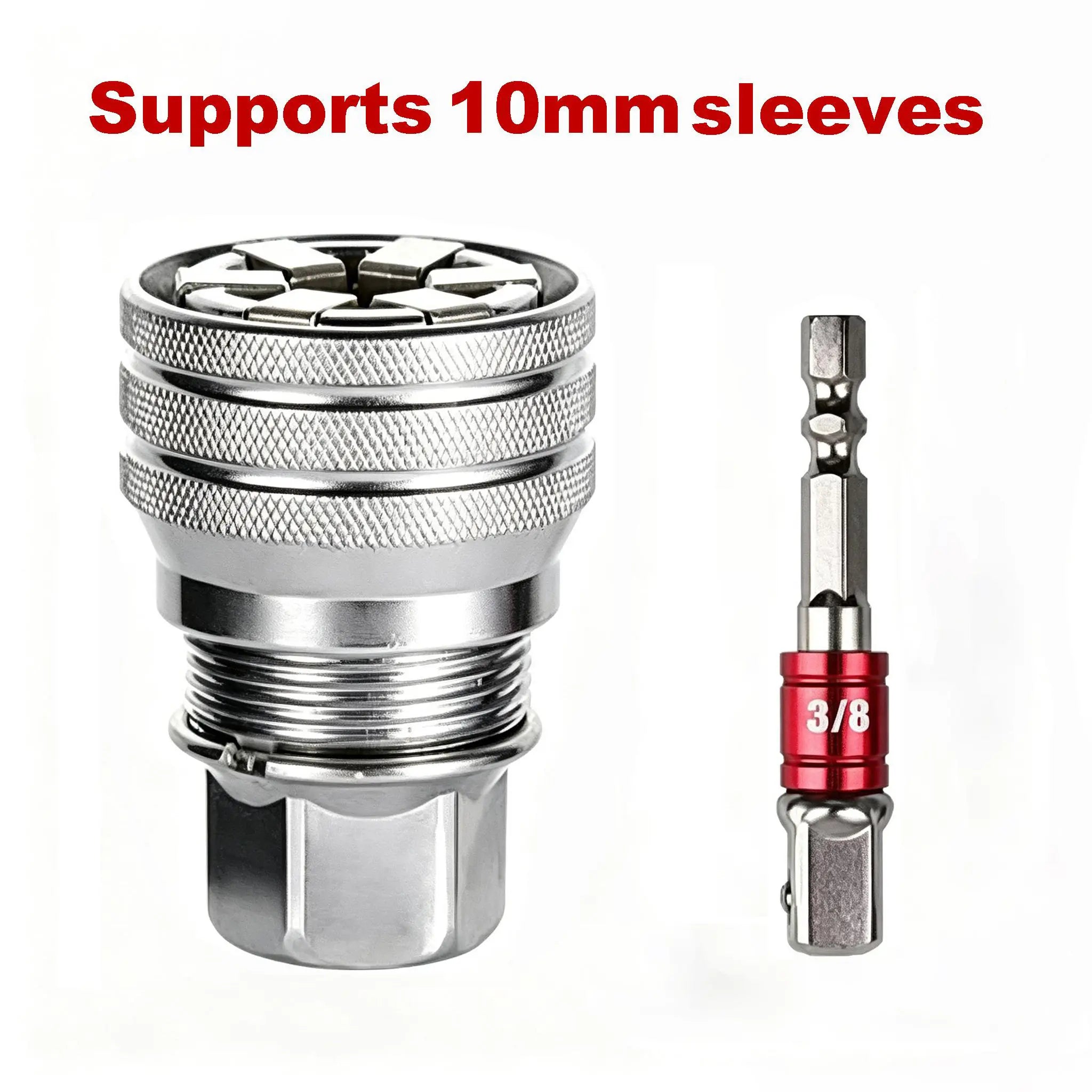 Universal Socket Supports 10mm Sleeves