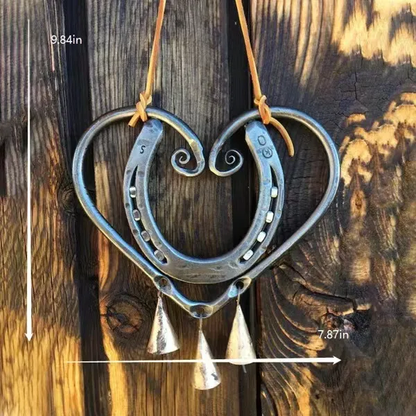 Handmade Horseshoe Heart Wind Chime ❤🐎