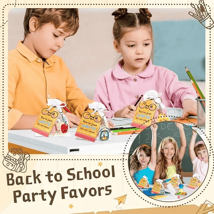 🔥Last Day 50% OFF - 🍎Back to School Keychain Gift Bags Sets🎁
