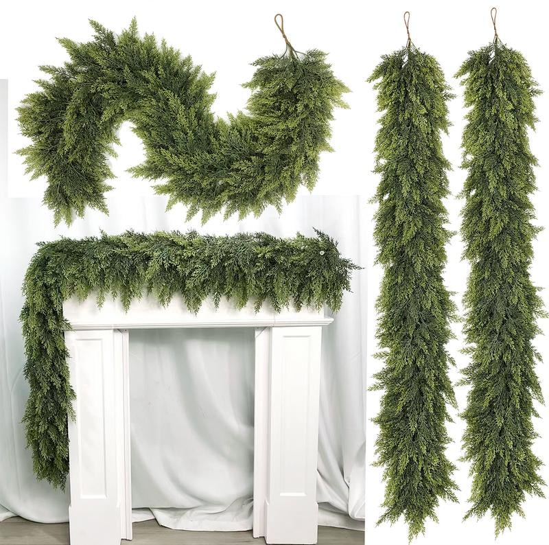 🎅HOT SALE 49% OFF⛄Artificial Cedar Garland🎄(6 FT)