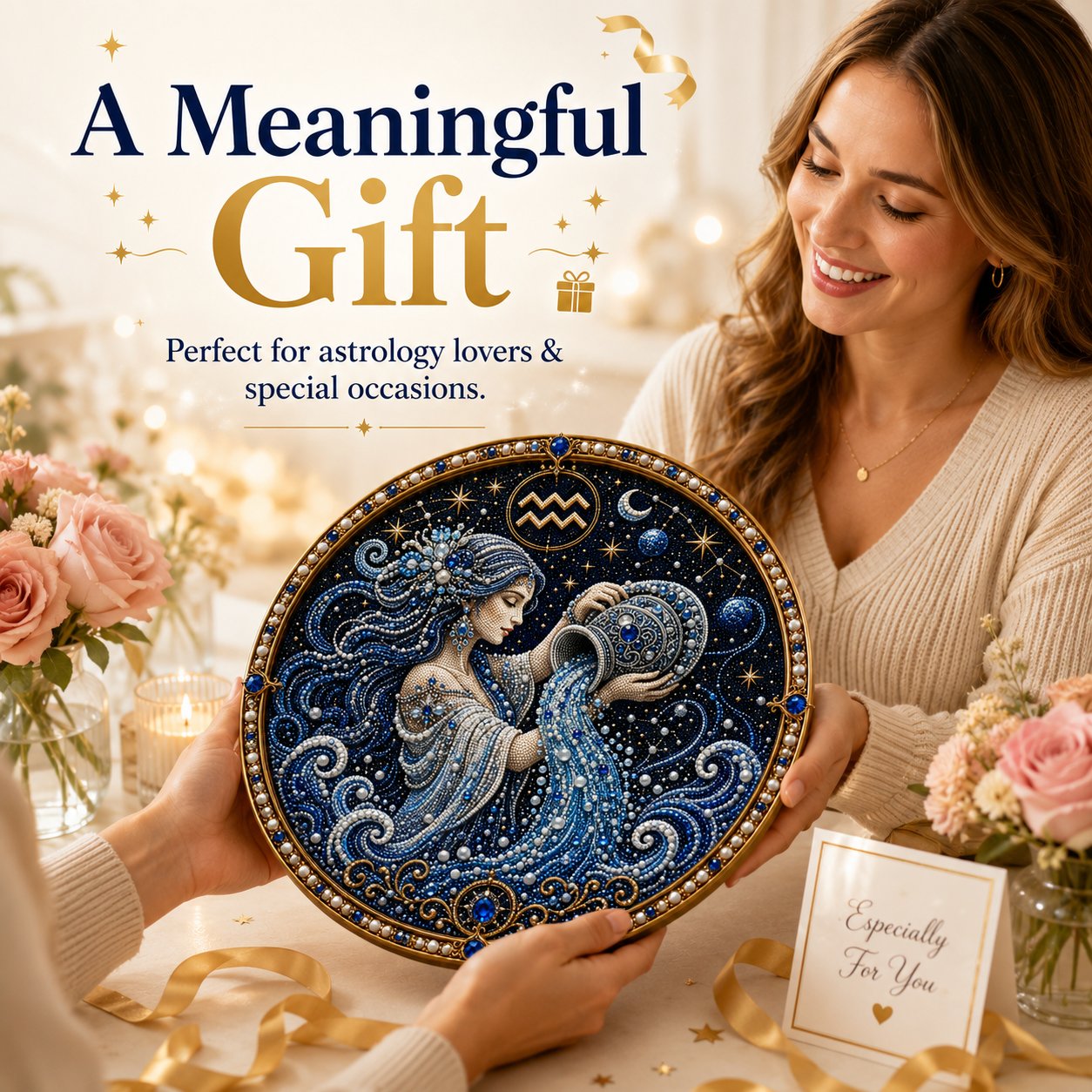 🔥Last Day 50% OFF - 12 Zodiac Signs Pearl Art Kit ♈🌙