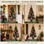 🎄Beginner-Friendly DIY Oversized Patchwork Christmas Tree Door Hanging Kit | Complete Kit with All Tools & Step-by-Step Guide Included 💕