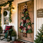 🎄Beginner-Friendly DIY Oversized Patchwork Christmas Tree Door Hanging Kit | Complete Kit with All Tools & Step-by-Step Guide Included 💕