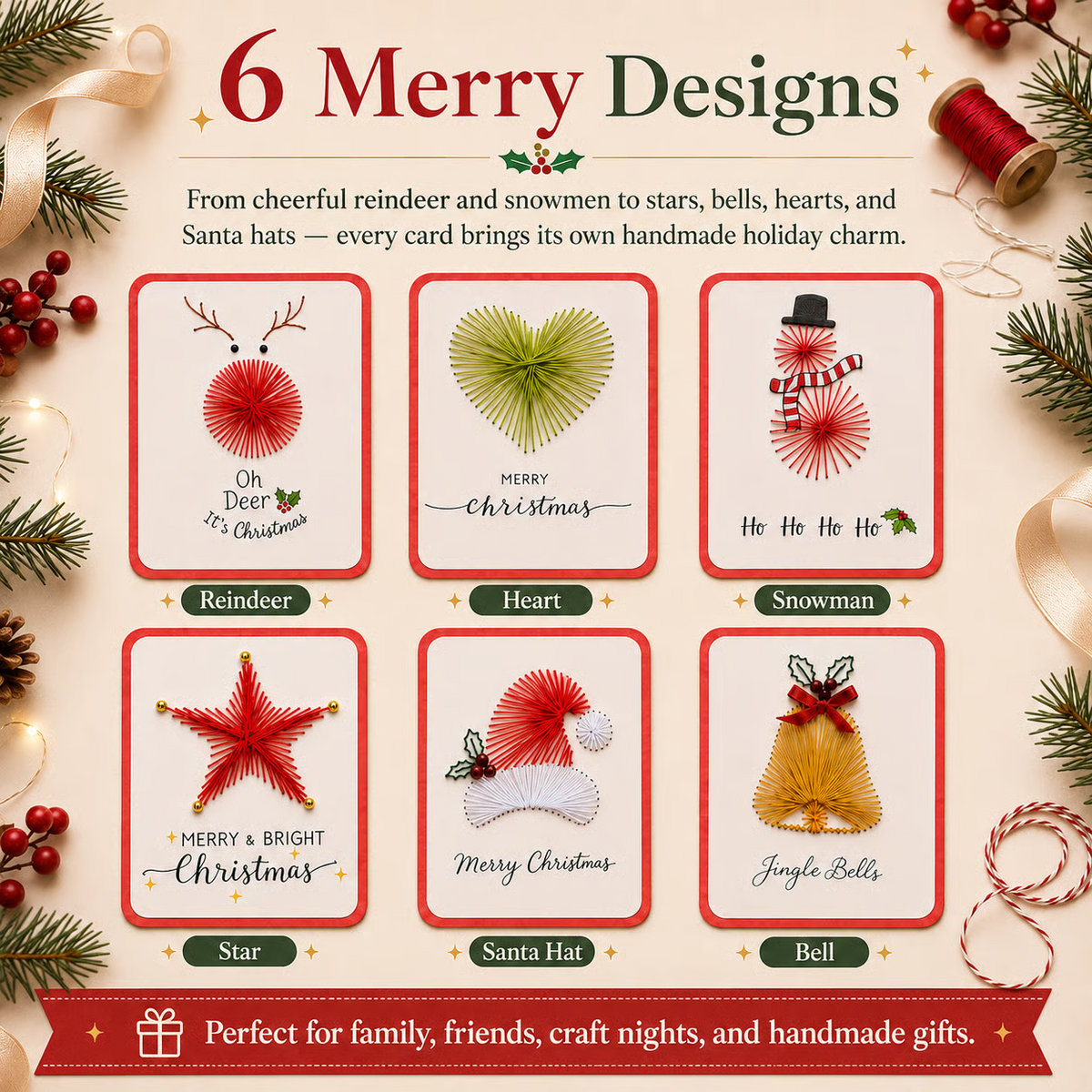 🎄Last Day 50% OFF - Merry & Bright Christmas DIY Kit