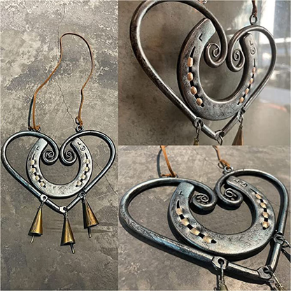 Handmade Horseshoe Heart Wind Chime ❤🐎
