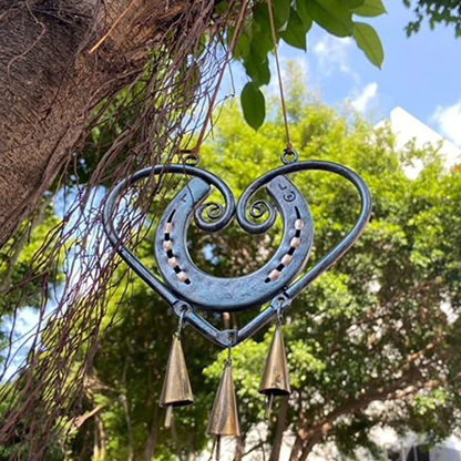 Handmade Horseshoe Heart Wind Chime ❤🐎