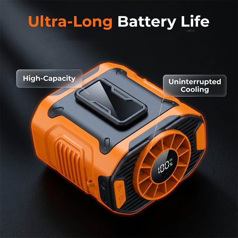 Portable Waist Clip Fan with Neck Strap-5000 mAh Cool Clip Fan⚡
