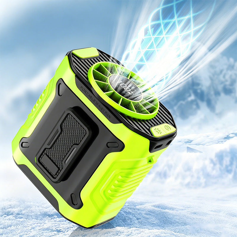 Portable Waist Clip Fan with Neck Strap-5000 mAh Cool Clip Fan⚡